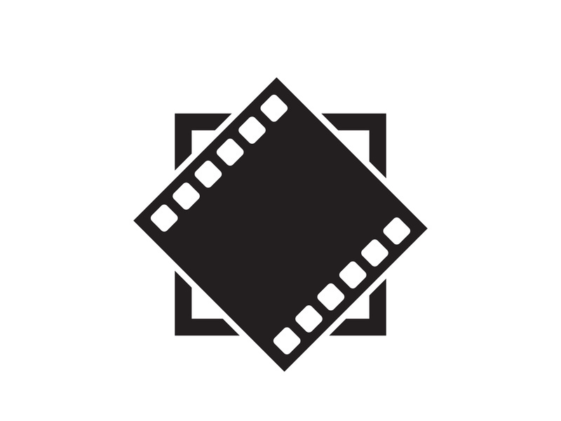 Abstract film icon illustration template