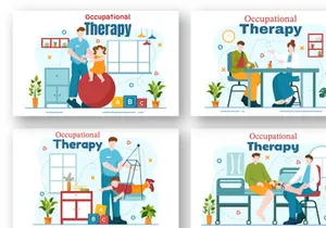 12 Occupational Therapy Illustration