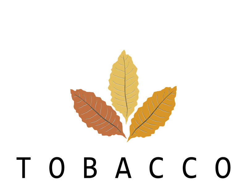 tobacco leaf logo,tobacco field and tobacco cigarette logo .With easy and simple editing.