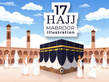 17 Hajj or Umrah Mabroor Illustration preview picture