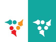 Community, network and social icon design template