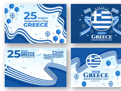 13 Happy Greece Independence Day Illustration