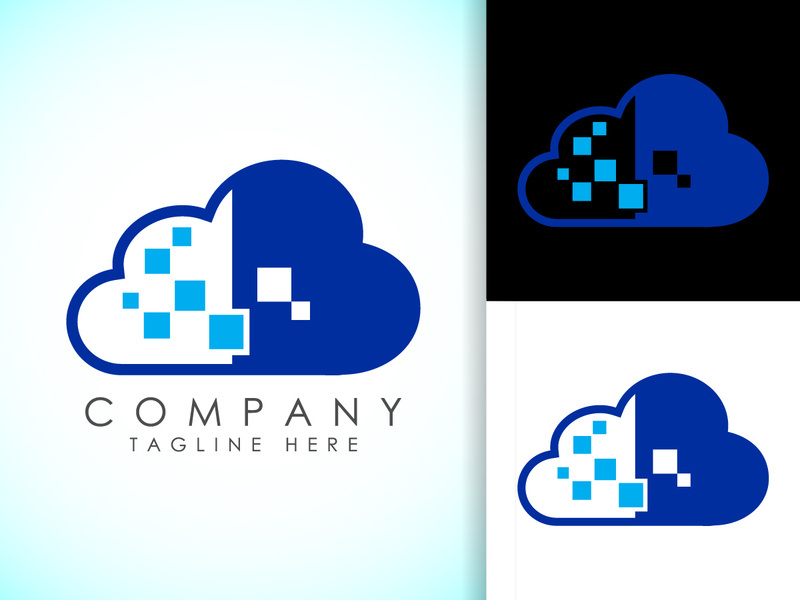 Creative cloud computing vector logo design template. Cloud  logo for your corporate business.