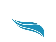 Wave beach vector illustration design logo