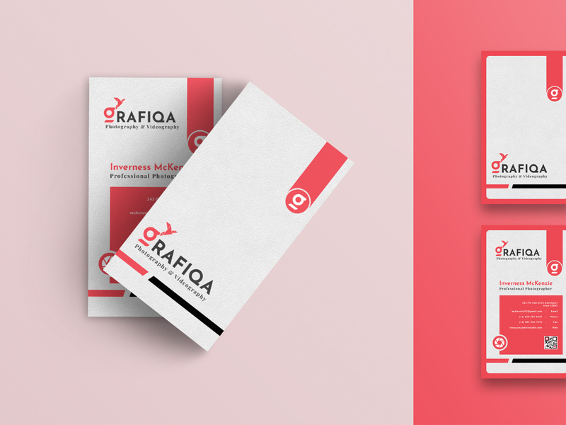 Photographer Business Card-Vertical