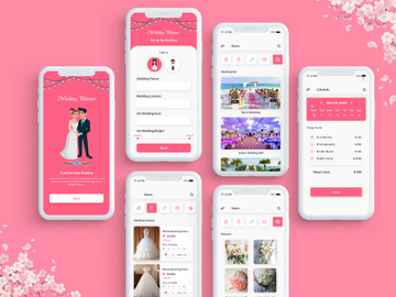 Wedding Planning App Design preview picture
