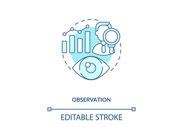 Observation concept icon preview picture