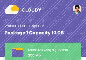 Cloudy - Storage Online Mobile App