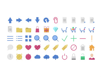 Web Icons 7 Styles preview picture
