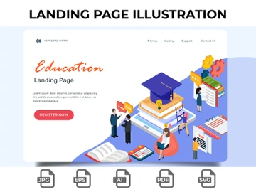 Landing Page Illustration 19 preview picture