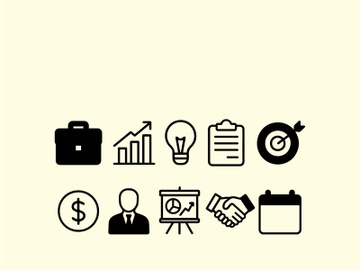 10 business icon preview picture