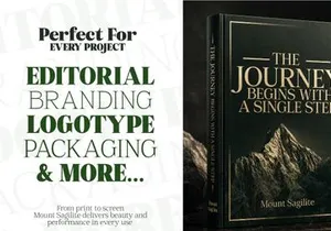 Mount Sagilite – Modern Serif Family Typeface with Variable Font