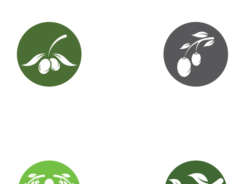 Olive fruit logo design.