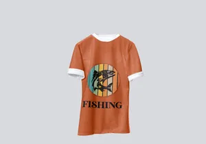 Fishing T-shirt Design Template