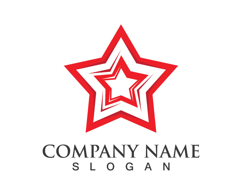 star vector icon illustration design template