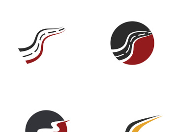 road logo and symbol template vector preview picture