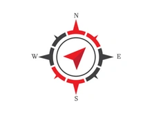 Compass icon illustration design