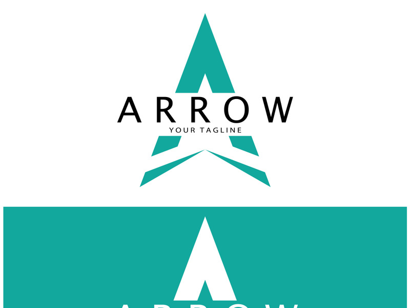 Arrow vector illustration icon Logo Template design