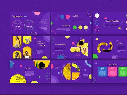 Circle Brand Powerpoint Template