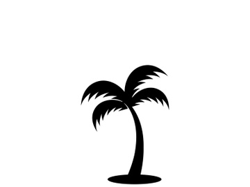 Unique and modern arabian palm tree logo design. preview picture