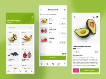 Grocery Delivery App UI Kit preview picture