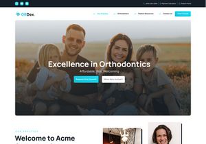 Dental Care Landing Page UI Design
