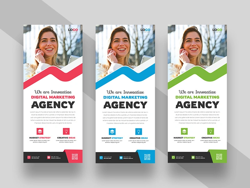Marketing Agency Roll Up Standee Banner Ver-11