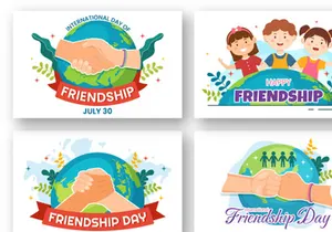 14 Happy Friendship Day Illustration
