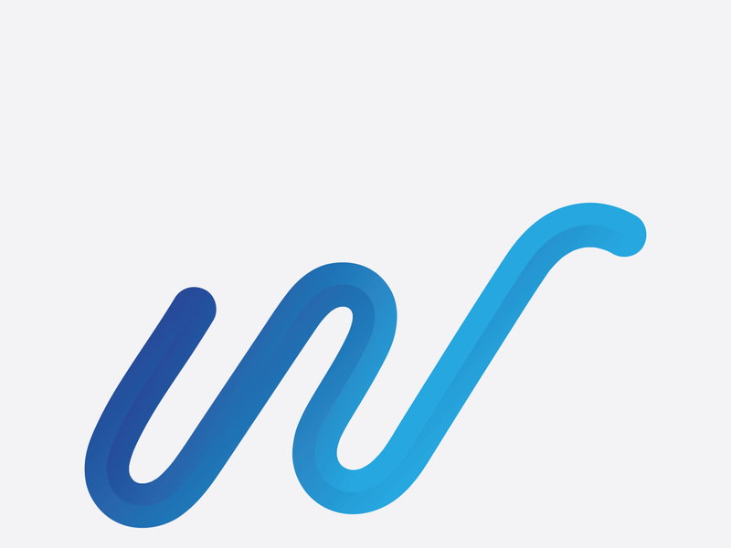 W Letter Logo Template design