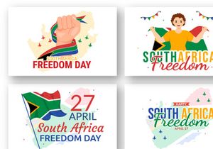 14 Happy South Africa Freedom Day Illustration