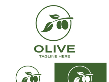 Olive fruit logo design. preview picture