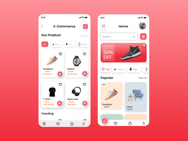 E-commerce Product UI Design