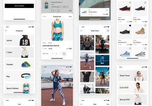 Helium - Fashion Shop UI Kit for Adobe XD