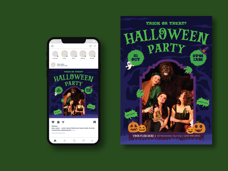 Halloween Party Flyer