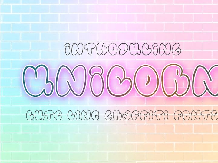 Unicorn - Cute Bold Display