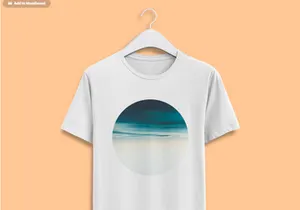 [Free] T-Shirt on a White Hanger Mockup