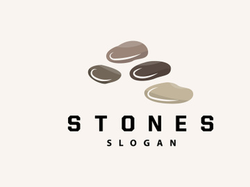 Stone Logo, Premium Elegant Design, Stone Balance Vector preview picture