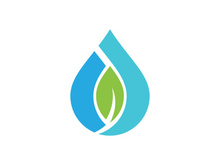 Water drop Logo illustration