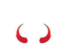 Devil horn Vector icon design illustration Template