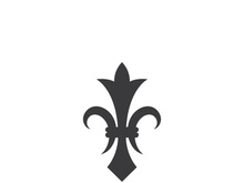 Fleur de lis vector icon