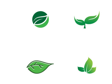 nature leaf logo preview picture
