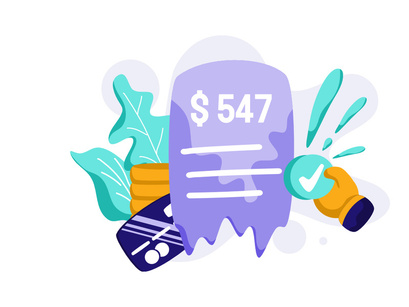 Payment Bill Icon Illustration vector for transaction