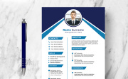 Modern Resume CV Template Ver-7