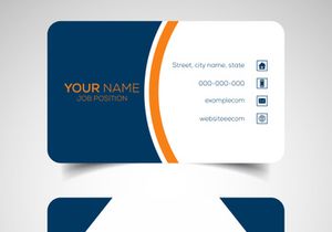 10 Double-sided creative and modern business card template. Vector illustration