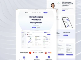 Solve HR - HR Landing Page Template preview picture