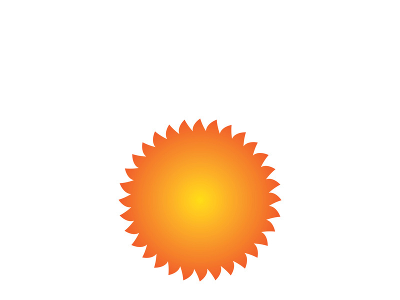 Sun Vector illustration Icon