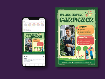 We Are Finding Gardener Flyer preview picture