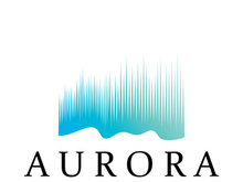 aurora logo design icon illustration vector template