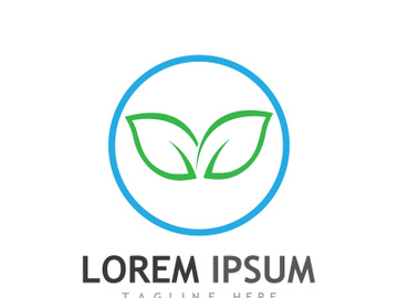 Colorful natural leaf logo design. preview picture