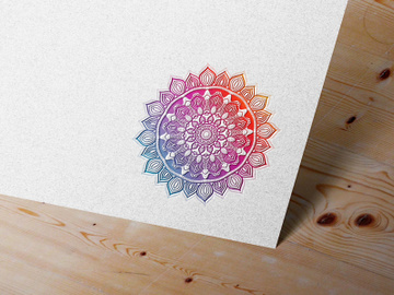Mandala Flower Decoration Vector template preview picture